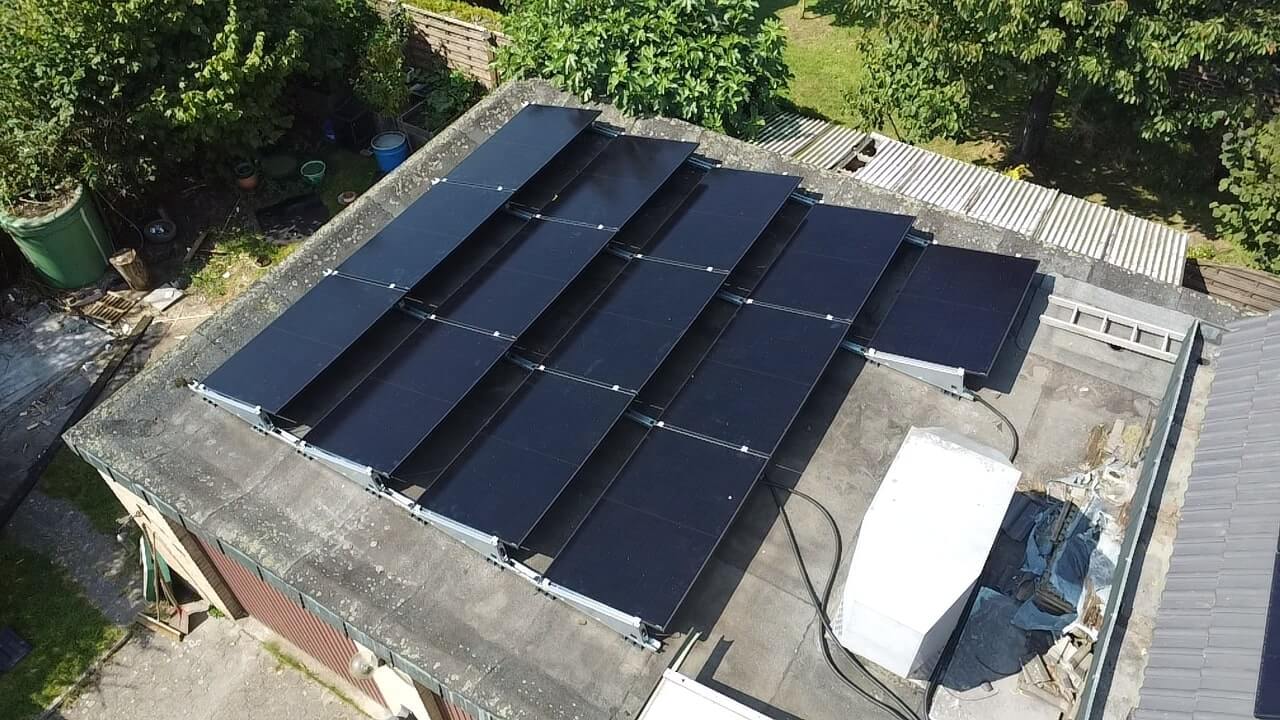 Solaranlage für Wärmepumpe