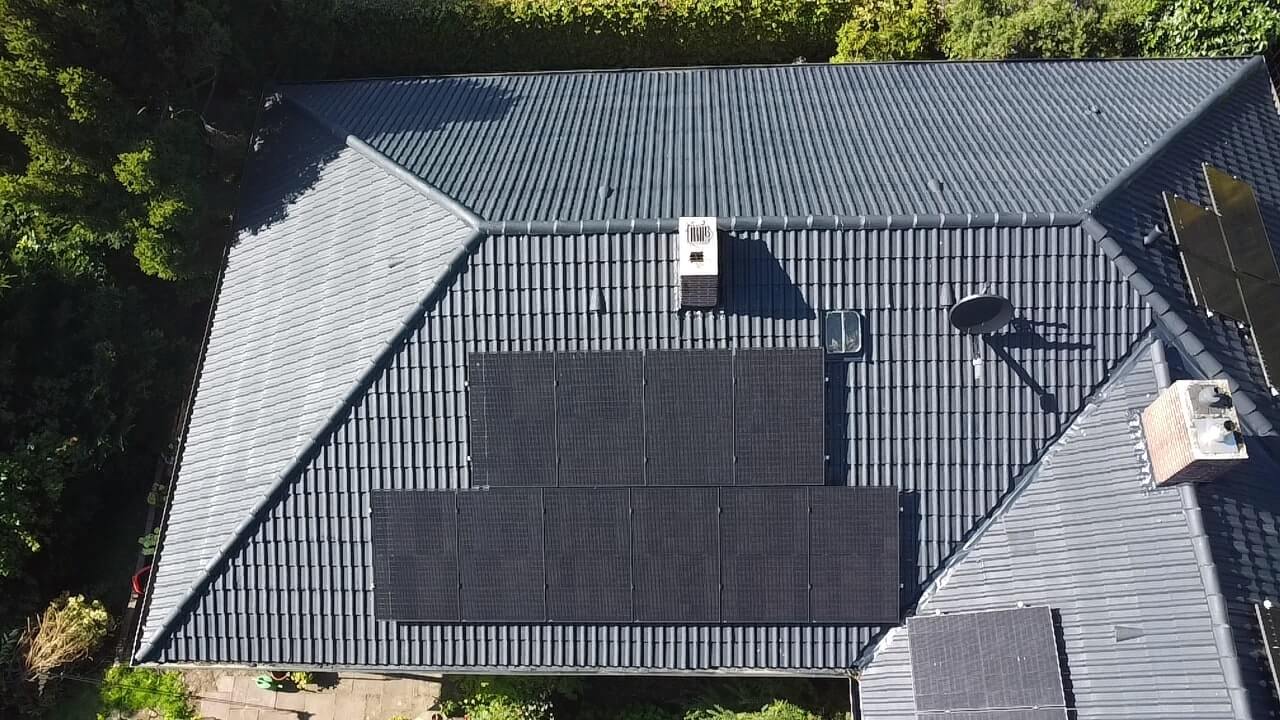 Solaranlage mit 3 Himmelsausrichtungen